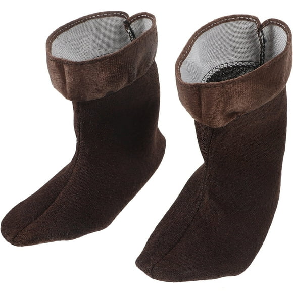 IFANLANDOR 1Pair Hunter Boot Socks Warm Plush Lining Cushion Sock Liners for Men Rain Boots