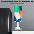 thumbnail image 3 of Adjustable Height Foldable Desktop Stand for Phones & Tablets, PC+ABS+Silicone Material, Anti-Slip Base, 9-13mm Height Range, 12.5KG Max Load, Compact Folded Size 12*6.7*1cm - Black (Model T9), 3 of 6
