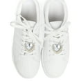 thumbnail image 2 of Unique Bargains 2 Pcs Shoelace Charms Heart Rhinestones Fashion Shoe Accessories Gold Tone White, 2 of 5
