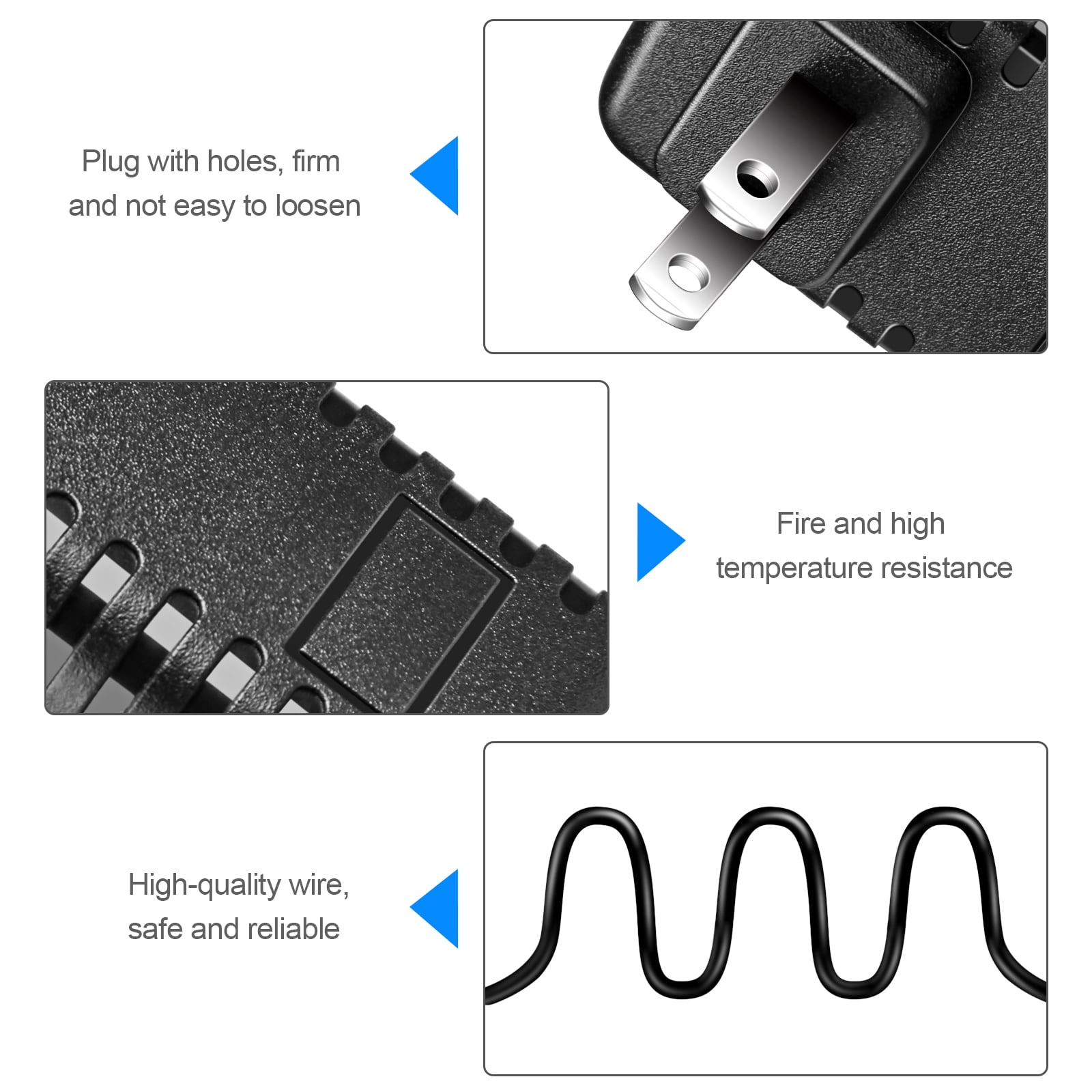12V 1A AC Adapter Charger Wall Mounted AC/DC Switching Power Supply