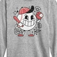 thumbnail image 3 of Instant Message - Baseball Mascot - Kids Long Sleeve Tee, 3 of 6