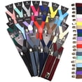 thumbnail image 2 of Tirantes elásticos de cuero de Color sólido para hombre y mujer, correas ajustables negras, azules y rojas para traje de boda, accesorios de falda, regalo Tan Jianjun unisex, 2 of 2