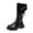 Black, variant on Generic Girls Tennis Shoes Children Long Boots High Boots Autumn Winter New Girl Soft Bottom Leather Boots for Classic Lightweight Breathable Sport Shoe(6-7 Years,Black)