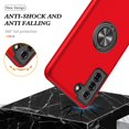 thumbnail image 5 of Galaxy S21 Plus Case for Samsung Galaxy S21 Plus Case  Grade Shockproof Built-in Ring Holder Kickstand Car Mount  Heavy Duty Protective Case for Galaxy S21+ Plus Phone Case (Red), 5 of 8
