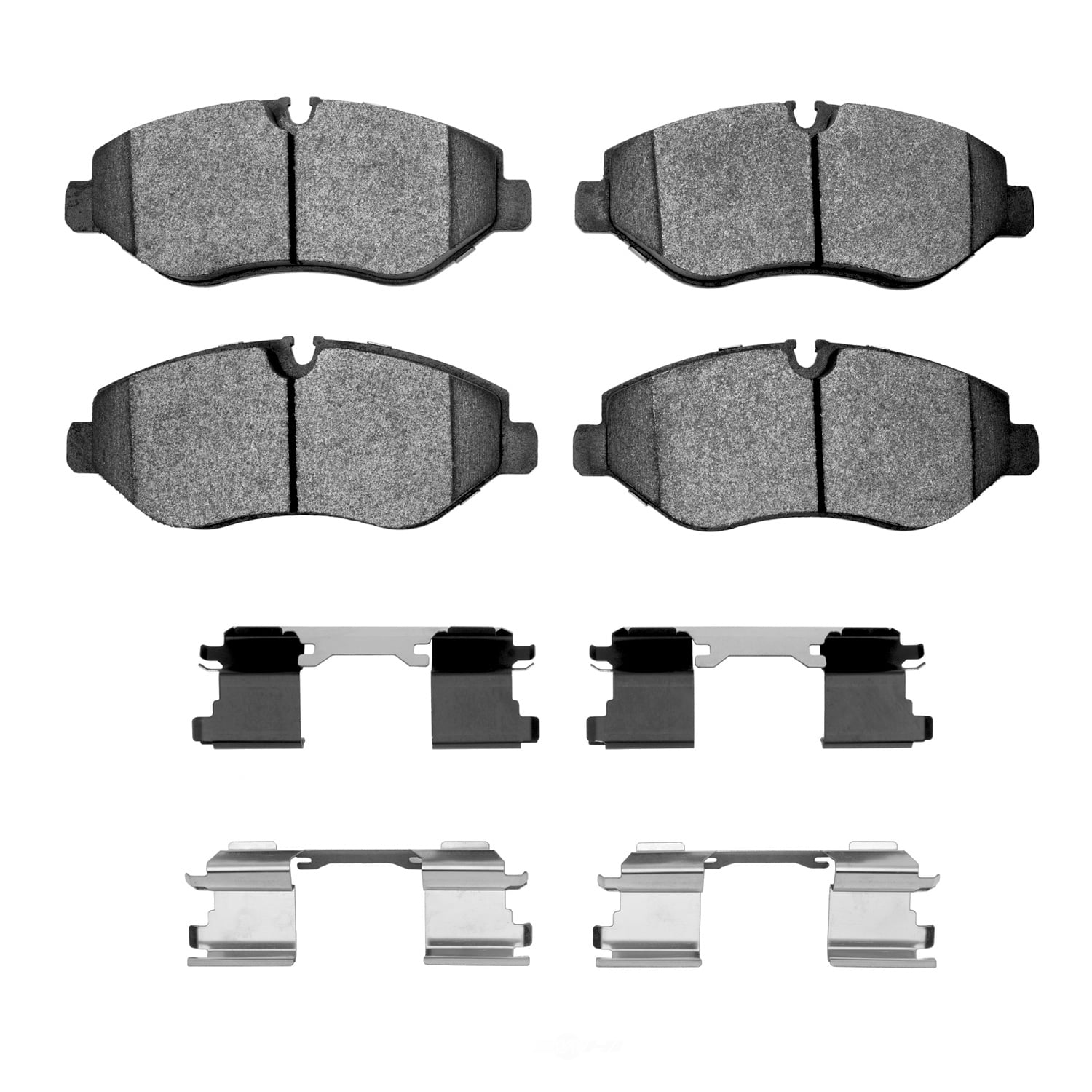 Dynamic Friction Company 1551-1316-01 DFC 5000 Advanced Brake Pads - Semi Metallic and Hardware Kit
