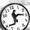 thumbnail image 4 of Reloj de pared creativo Silly Walk, funcionamiento silencioso sin tictac, decoración personalizada única para la decoración de la oficina en casa, fácil de colgar (puede variar entre 1 y 3 cm debido, 4 of 5