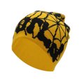 thumbnail image 1 of Sombrero de ciclismo Unique Bargains cálido, cómodo y transpirable forro de casco negro paz mundial acrílico base amarilla 22x22cm 1 Pcs, 1 of 7
