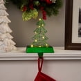 thumbnail image 4 of Northlight LED Lighted Wire Christmas Tree Stocking Holder - 6.75" - Green, 4 of 9