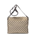 thumbnail image 5 of Pre-Owned Gucci Beige/Brown Flap Messenger Shoulder bag Monogrammed Canvas, 5 of 10