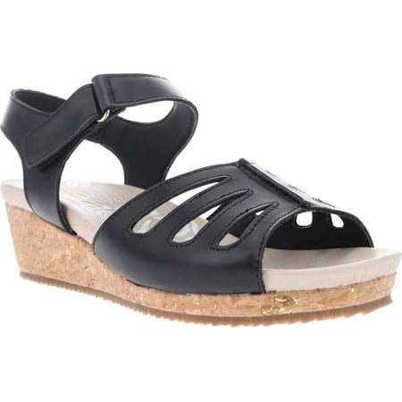 

Women s Propet Maya Wedge Quarter Strap Sandal Black