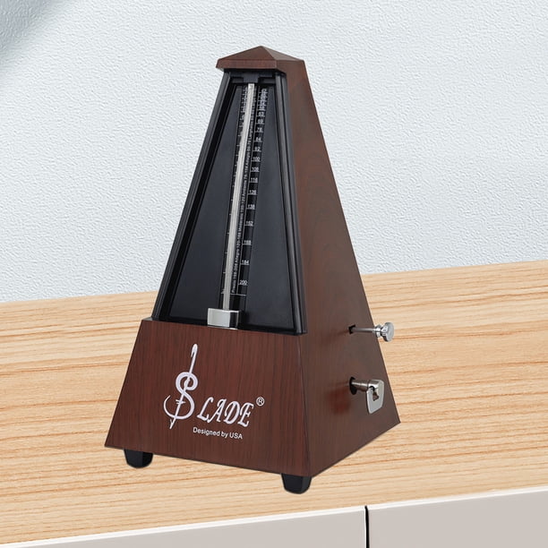 Metrónomo mecánico tipo torre Universal metrónomo para guitarra ukelele Piano