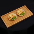 thumbnail image 6 of BambooMN 3.3" Premium Bamboo Leaf Round Shallow Mini, 3.3" Dish Bowls, 50 Pieces, 6 of 7