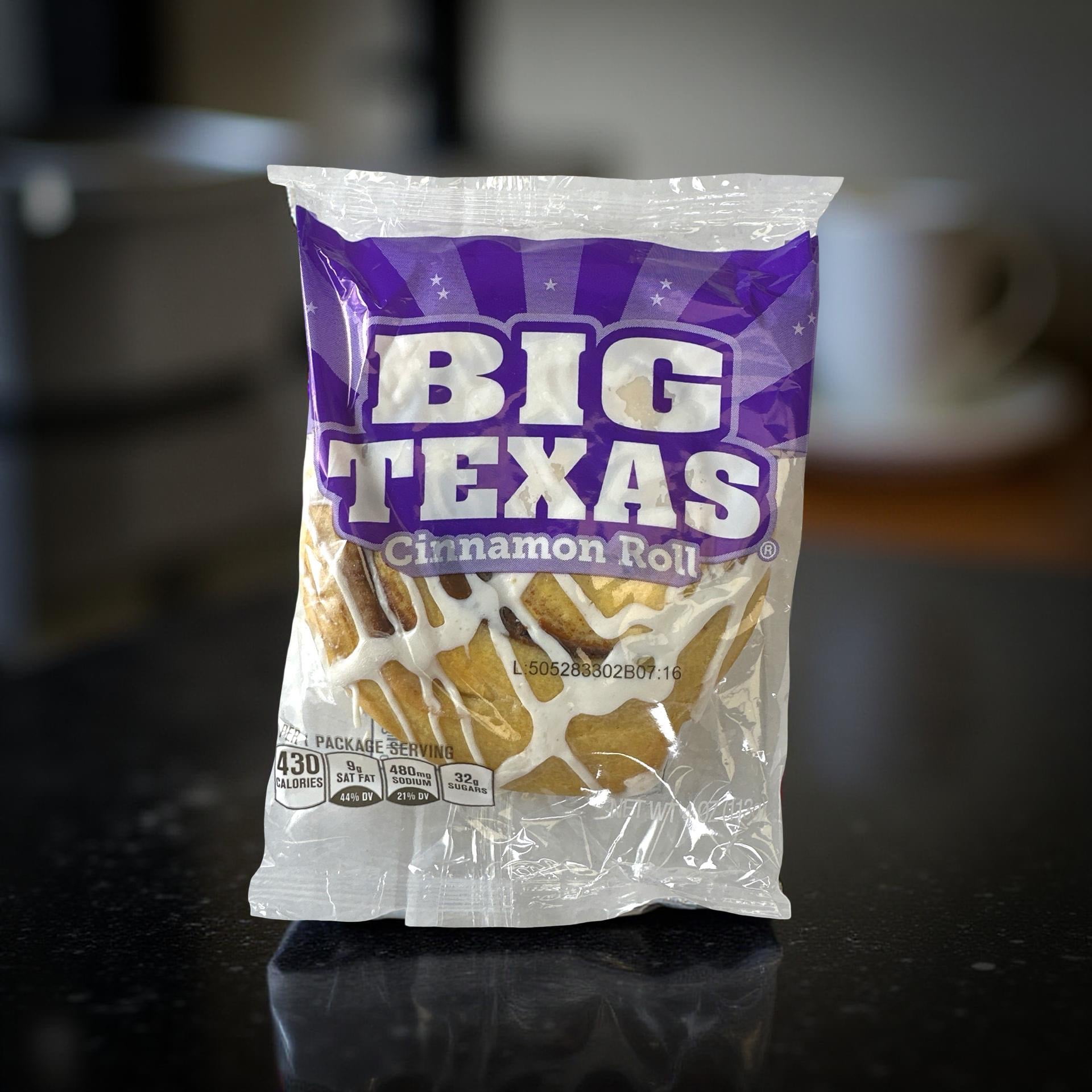 (2 pack) Cloverhill Big Texas Cinnamon Rolls, Individually Packaged, Pack of 6