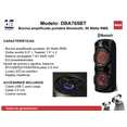 thumbnail image 5 of Bocina Amplificada RCA DBA765BT Portable Bluetooth 50W RMS con Luces LED y Batería Recargable, 5 of 5