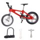 thumbnail image 1 of 1 juego de mini bicicleta de montaña de aleación, juguete para dedos para niños, regalo de cumpleaños, 1 of 7