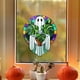 thumbnail image 5 of Decoración colgante para ventana de Halloween | Maceta suculenta con forma de fantasma | Decoración espeluznante para interiores y exteriores | Fantasma de plástico sosteniendo una maceta, 5 of 6