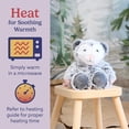 thumbnail image 4 of warmies 13” Opossum Stuffed Animal, Microwavable Heated Plushies and Weighted Soft Plush Toys, 4 of 6