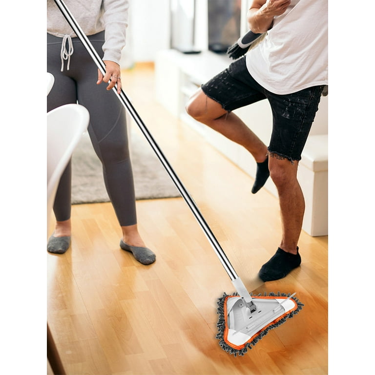 Wall Mop with Long Handle 360 ° Rotating Wall Cleaning Mop Adjustable Dry  and Wet Dust Mop Cleaner 