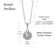 thumbnail image 4 of Collar para Mujer con Cristal Fino Swarovski Rosetti– Bañado en Rodio- Collar Elegante y Brillante-Collares de Mujer de Moda- Joyería para Mujer de Moda- Regalo especial Ortiz Espinosa Temporada, 4 of 7