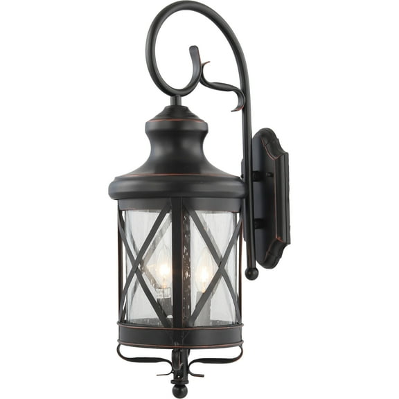 Volume Lighting  2-Light In/Out-door Black Copper Aluminum Wall Sconce