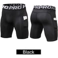 EARGFM Men's Compression Shorts With Pockets - Quick-Dry Workout Tights For Running, Cycling, Gym (White, Large)
