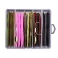 thumbnail image 4 of 15 Unids / Pack Cebos Artificiales Suaves Y Cálidos Señuelo de Pesca de Lombrices de Tierra para Lubina Macarena Señuelo de pesca suave y cálido, 4 of 7