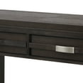 thumbnail image 2 of Joni 48 Inch Side Console Table, Acacia Wood, 2 Drawer, 1 Shelf, Espresso, 2 of 5