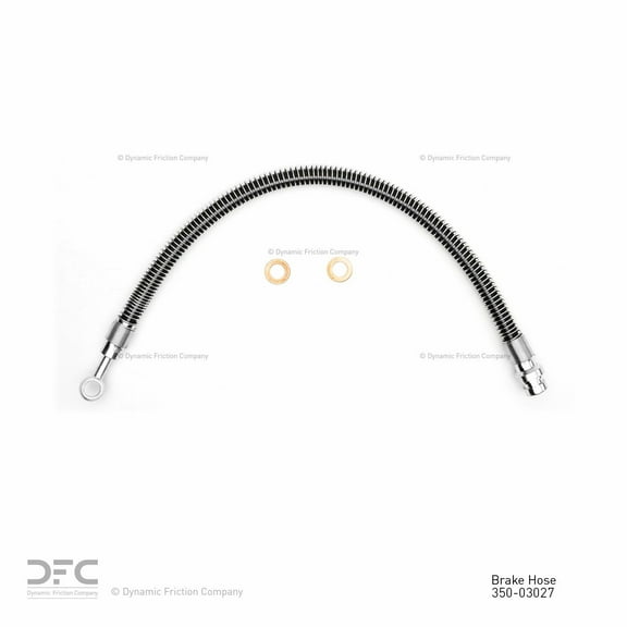 Front Left Dynamic Friction Company Brake Line Hose 350-03027 For 1994-1998 Hyundai Sonata