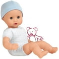 thumbnail image 5 of Gotz Muffin to Dress 13" Soft Cloth/Vinyl Baby Doll in Blue with Blue Sleeping Eyes, 5 of 5