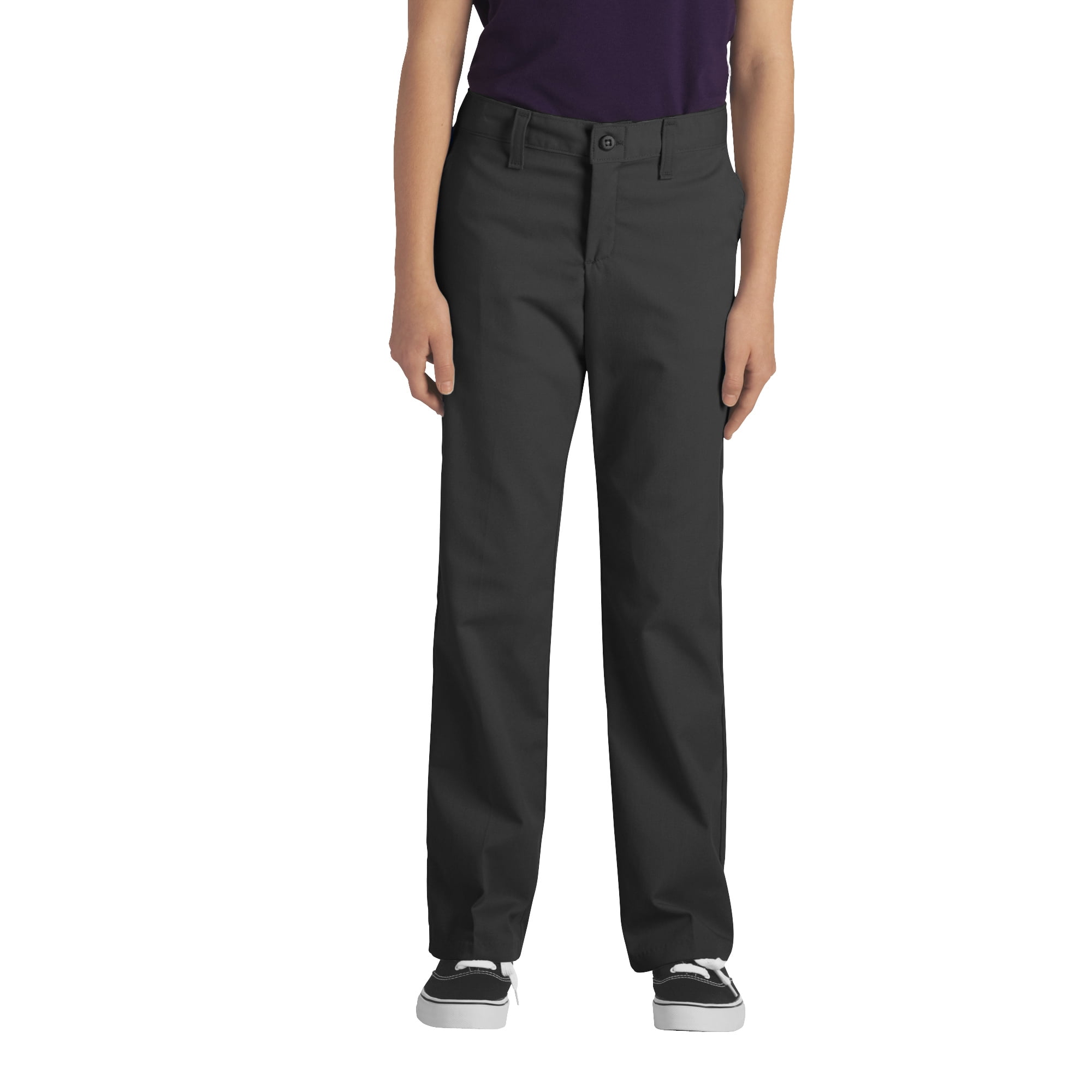 Girls' School Uniforms Plus Size Classic Fit Stretch Twill Pant