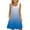 Blue, variant on YunPes Girls Dress Summer Sleeveless Comfortable Casual Dress Gradient Print Children's Clothing with Pocket Vest Dress Girl Skirt