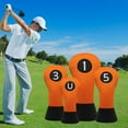 thumbnail image 3 of Couvre-Chef de Club de Golf en Similicuir Couvre-Chef de Club de Golf de Couleur Vibrante Usure Résistant Protecteur de Club de Golf Couvre-Chef Accessoires de Club de Golf Couverture, 3 of 8