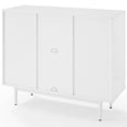 thumbnail image 4 of Crosley Liam 6 Cubby Wooden Bookcase in White, 4 of 9