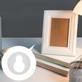 thumbnail image 3 of 50Pcs Keyhole Hangers for Wall Photo Display in White Plastic Material, 3 of 9
