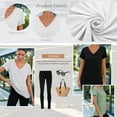 thumbnail image 7 of SUNBS Womens Short Sleeve V Neck Tee Shirts Casual Summer Tops for Women Casual Blouses, 7 of 7