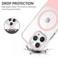 thumbnail image 4 of for iPhone 11 Clear Case, Compatible with Mag-Safe, Military-Grade Drop Protection, Slim Fit Magnetic Phone Case for iPhone 11, TPU Bumper Shockproof Protective Cover, Pink, 4 of 8