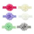 thumbnail image 4 of Baby Girls Hair Band Chiffon Flower Fixed Hairstyle Lightweight Creative Headband for Toddlers, 4 of 8