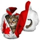 thumbnail image 5 of Sudadera con capucha con estampado 3D de animales de gato de Canadá para hombres y mujeres, sudaderas de gran tamaño, moda urbana, sudadera con capucha para niños, ropa deportiva Y2k, 5 of 5