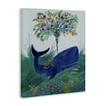 thumbnail image 2 of Stupell Industries Bohemian A Flowery Whale Canvas Art, 16 x 20, by Kay Widdowson, 2 of 8