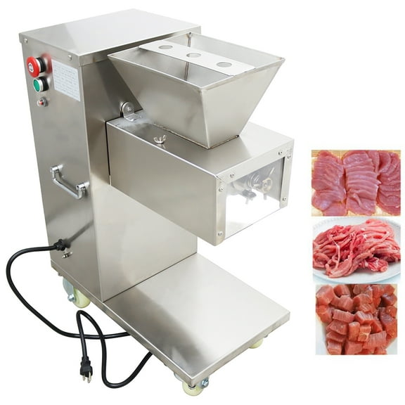 Electric Meat Slicer Fresh Meat Cutting Machine TJ-130L with 12mm Full Steel Blade