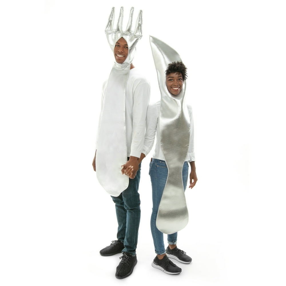 Hauntlook Fork & Knife Couples Costume 2Pack of Funny Adult OneSize