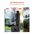 thumbnail image 5 of KFFKFF Powder-Coated Black Finish Mailbox Post In-Ground Mounting Stand, Aluminum, Durable Metal Post Sleeve Kit, 56 x 4 x 4 Inches, 5 of 9