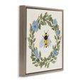 thumbnail image 2 of Stupell Industries French Country Floral Wreath Bee Celebration Brown Floating Frame Canvas Art, 25 x 25, by Lucille Price, 2 of 8