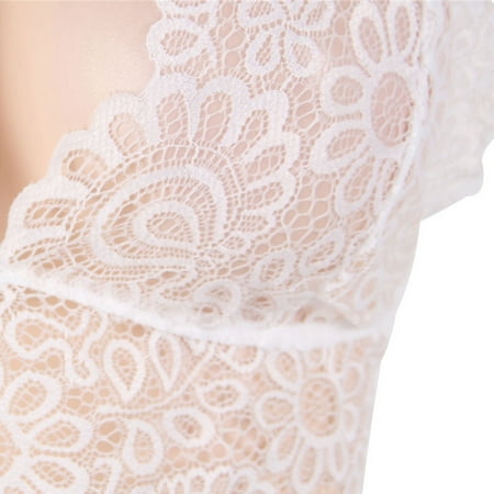 

Women Sexy Mesh Lace Lingerie Set Panty Gift Sleepwear Floral Bra Underwear