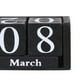 thumbnail image 2 of Calendario Vintage de Escritorio Yuarrent Cubo de Bloqueo Decoración del Hogar Negro 9,5 * 4,3 * 5 cm, 2 of 6