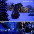 thumbnail image 2 of Cadena de luces MYGOTO de 10 m, 100 LED azules, impermeables, 8 modos, 30 V, 2 of 6