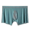 thumbnail image 4 of Men's Underwear Silk Boxer Briefs Short Breathable Ice Silk Boxer Shorts For Men, 4 of 4