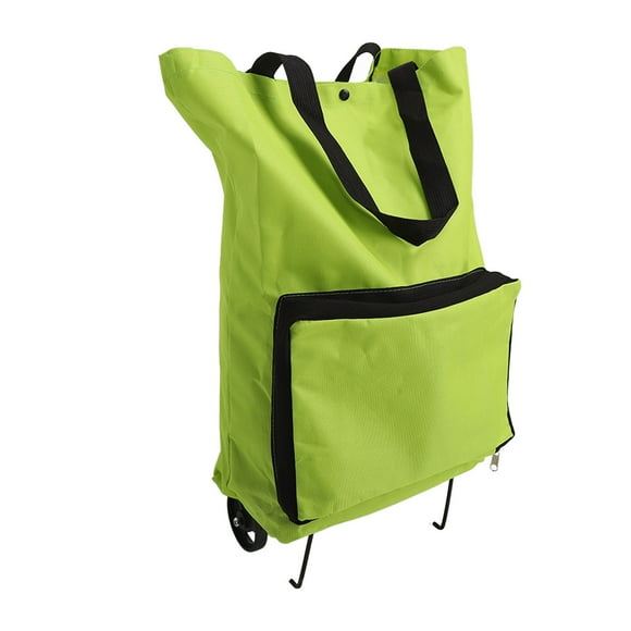 Portable Cart Bag,Foldable Cart Bag Zipper Wheels Folding Shopping Bag Foldable Storage Shopping Cart Unbeatable Value