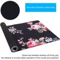 thumbnail image 4 of Desk Mat, Extended Gaming Cute Mouse Pad 35.4" x 15.7" XXL Laptop Beauty Mousepad with Stitched Edges Non Slip Base, Waterproof Computer Desk Pad for Office, Home, Girls, Men(Peony Flower), 4 of 6