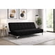thumbnail image 2 of Sofa Cama Reclinable El Bazar Store New York Terciopelo Negro Futón 3 posiciones Sala, 2 of 7